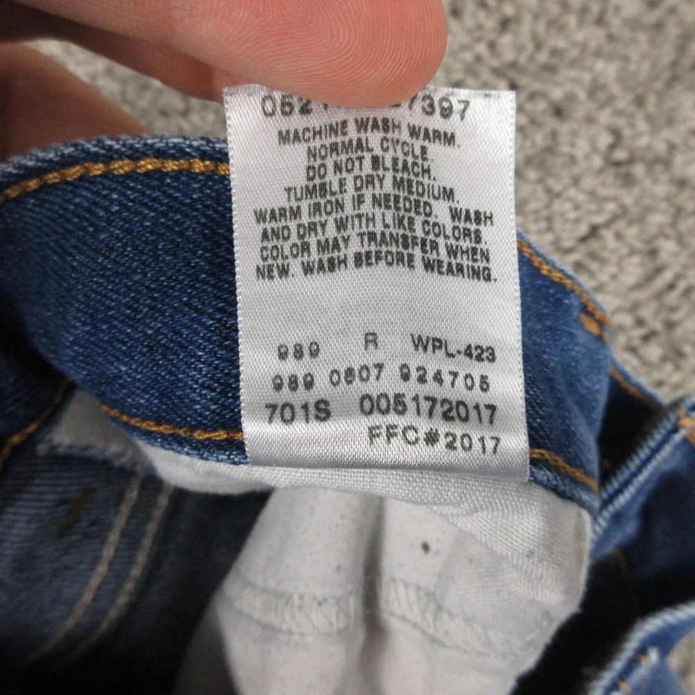 Vintage Levis Jeans Mens 30x30 Blue 517 Slim Bootcut Western Cowboy Denim Pants